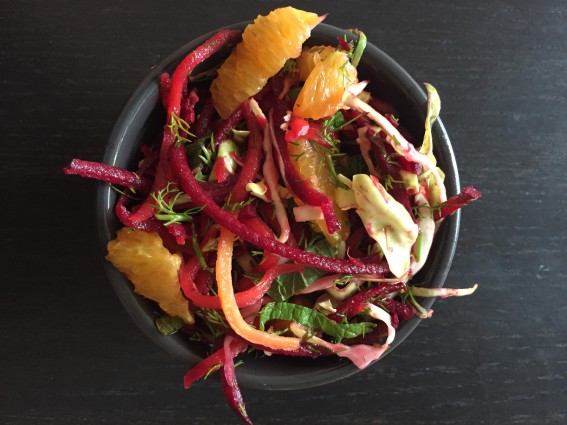 Beet, orange, carrot, hispi & herbs. Mouthwatering! Beet, orange, carrot, hispi & herbs. Mouthwatering!